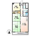 吉田マンション・城房4階5.0万円