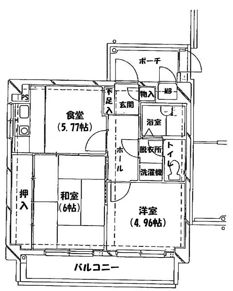 イスズハイツベル加島2 201｜大阪府大阪市淀川区加島４丁目(賃貸マンション2DK・2階・40.92㎡)の写真 その3