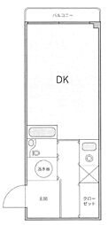 間取図画像 1DK