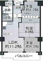 間取図画像 3LDK