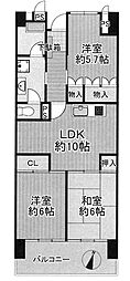 間取図画像 3LDK