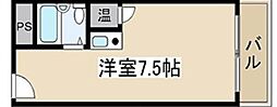 オリエント新大阪アーバンライフ ワンルームの間取図画像