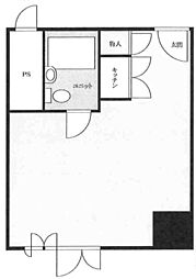 第2ニッケンマンション ワンルームの間取図画像