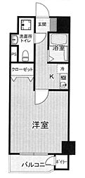 新大阪第一ダイヤモンドマンション 1Kの間取図画像