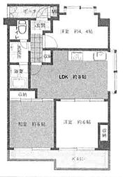 シャルマンコーポ寺田町 3LDKの間取図画像