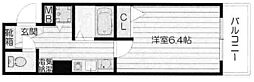 プレサンス梅田フロンティア 1Kの間取図画像