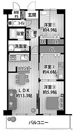 図面より現況を...