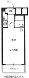メゾン新大阪 ワンルームの間取図画像