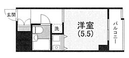 ライオンズマンション玉造 ワンルームの間取図画像