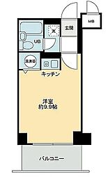 ネオハイツ南堀江 1Kの間取図画像