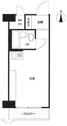 ライオンズマンション新大阪第5 ワンルームの間取図画像