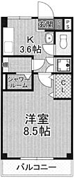 間取図画像 1K