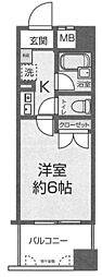 間取図画像 1K