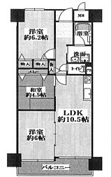間取図画像 3LDK