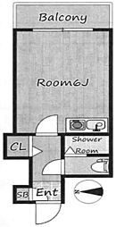 間取図画像 ワンルーム