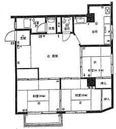 間取図画像 3LDK