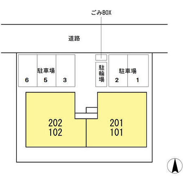 レジデンス梶野町 202｜東京都小金井市梶野町4丁目(賃貸アパート2LDK・2階・55.20㎡)の写真 その3