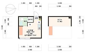 ハーモニーテラス関町南 101 ｜ 東京都練馬区関町南3丁目32-18（賃貸アパート1R・1階・12.55㎡） その2