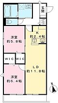 パインフラット久我山II 207 ｜ 東京都杉並区久我山4丁目12-14（賃貸アパート2LDK・2階・61.39㎡） その2