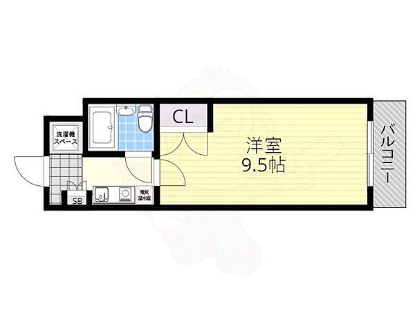 レイクシティ上笠 ｜滋賀県草津市上笠１丁目(賃貸マンション1K・3階・22.90㎡)の写真 その2