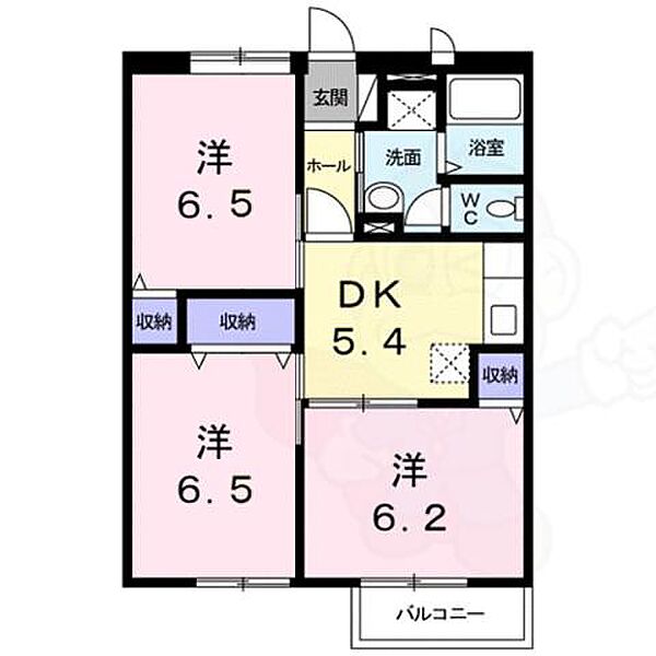 セピアコートホームズ ｜滋賀県大津市大江５丁目(賃貸アパート3K・1階・54.92㎡)の写真 その2