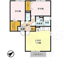 グランパルク藤代  ｜ 滋賀県栗東市小柿９丁目（賃貸アパート2LDK・1階・57.13㎡） その2