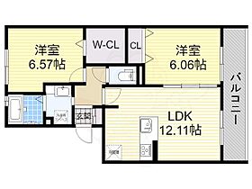 Gran Felicia  ｜ 滋賀県栗東市辻（賃貸アパート2LDK・2階・58.07㎡） その2