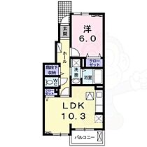 三雲C  ｜ 滋賀県湖南市三雲（賃貸アパート1LDK・1階・43.10㎡） その2