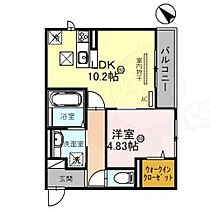 felice 106 ｜ 滋賀県草津市西渋川１丁目（賃貸アパート1LDK・1階・40.32㎡） その2