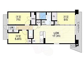 滋賀県大津市柳が崎（賃貸マンション3LDK・12階・79.05㎡） その2