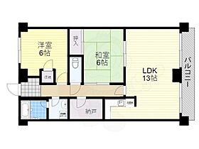 フレンドワン3  ｜ 滋賀県大津市錦織２丁目（賃貸マンション2LDK・2階・58.60㎡） その2