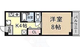 sundance  ｜ 滋賀県草津市追分２丁目（賃貸マンション1K・4階・25.20㎡） その2