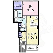 PrimoPasso  ｜ 滋賀県野洲市小篠原（賃貸アパート1LDK・1階・46.69㎡） その2