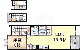 bliss 2  ｜ 滋賀県守山市伊勢町（賃貸アパート1LDK・3階・61.60㎡） その2