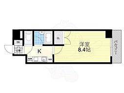 イタニティ・イハラ 10階1Kの間取り