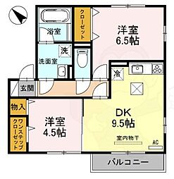 間取図画像 2DK