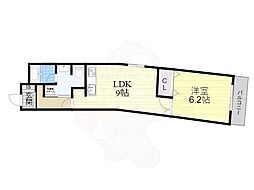 Ambellir 1LDKの間取図画像