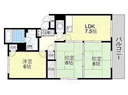フェリカ葉山 3LDKの間取図画像