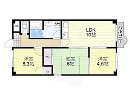 ガーデンスクエア瀬田 3LDKの間取図画像