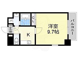 エンゼルプラザ瀬田駅前 1Kの間取図画像