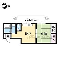 第1ふもとビル 302 ｜ 京都府京都市山科区射庭ノ上町（賃貸マンション1DK・3階・36.00㎡） その2