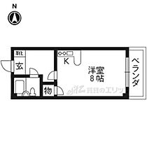 ジョイフル宇治 108 ｜ 京都府宇治市五ケ庄大林（賃貸マンション1K・1階・19.84㎡） その2