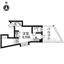 ソームビル 4-N ｜ 京都府宇治市広野町西裏（賃貸マンション1R・4階・20.00㎡） その2