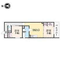 クリエオーレ観月橋 301 ｜ 京都府京都市伏見区向島立河原町（賃貸アパート2LDK・3階・49.47㎡） その2