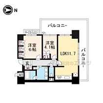 京都府京都市山科区上野御所ノ内（賃貸マンション2LDK・4階・52.88㎡） その2