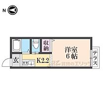 京都府京都市伏見区新町8丁目（賃貸アパート1K・1階・20.46㎡） その2