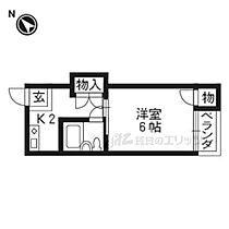 サンハウス 203 ｜ 京都府京都市伏見区向島中島町（賃貸マンション1K・2階・18.60㎡） その2