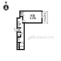 ＣＡＳＡ　ＶＥＲＤＥ高辻 302 ｜ 京都府京都市下京区高辻通烏丸西入骨屋町（賃貸マンション1K・3階・30.06㎡） その2