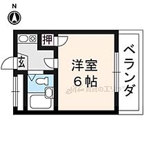 シャルマンフジ伏見壱番館 407 ｜ 京都府京都市伏見区桃山町中島町（賃貸マンション1K・4階・15.84㎡） その2