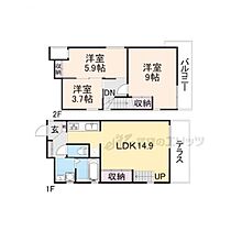 桃山最上町新築計画 N-A ｜ 京都府京都市伏見区桃山最上町（賃貸アパート3LDK・1階・77.57㎡） その2